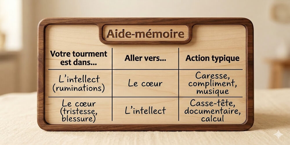 Un tableau de 3 colonnes résumant cet article.