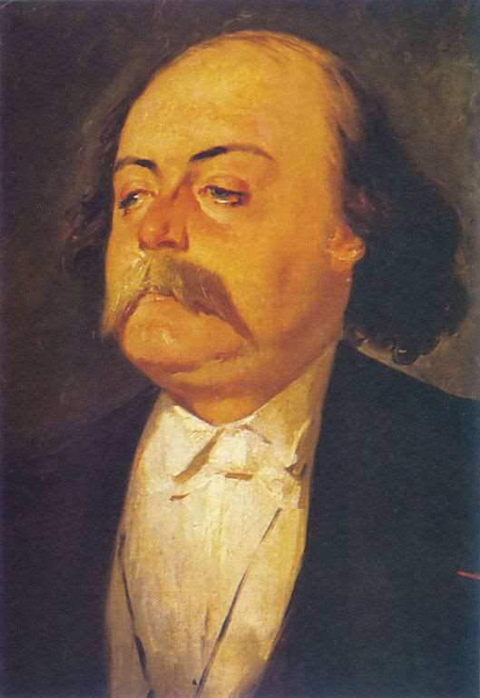 Gustave Flaubert âgé d'environ 50 ans.