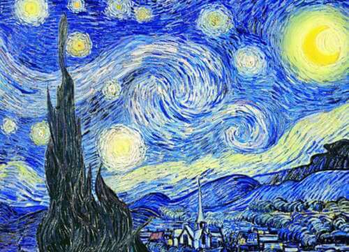 ¨Peinture impressionniste d'une nuit étoilée